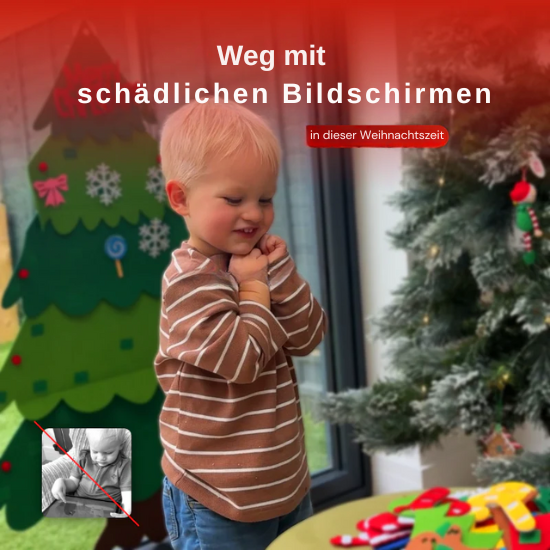 Felt Weihnachtsbaum - Interaktiver Spaß für Kinder