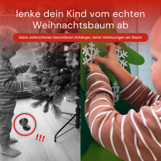 Felt Weihnachtsbaum - Interaktiver Spaß für Kinder